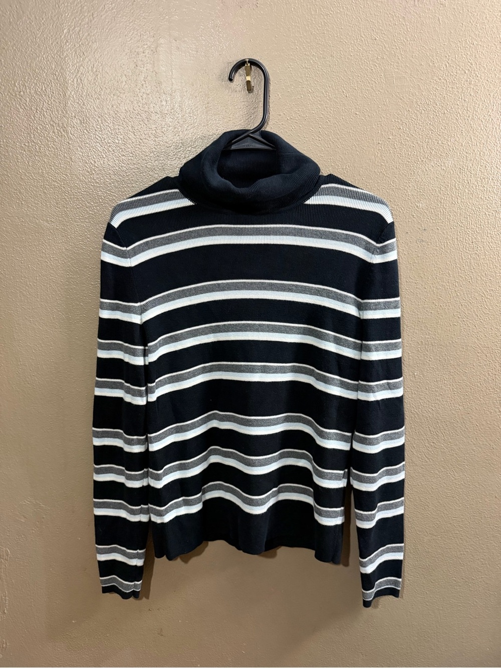 Vintage The Limited Ribbed Knit Turtleneck Cozy 90s Grunge Minimalist L